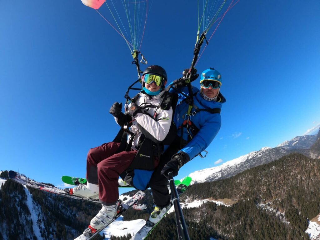 parapente la clusaz