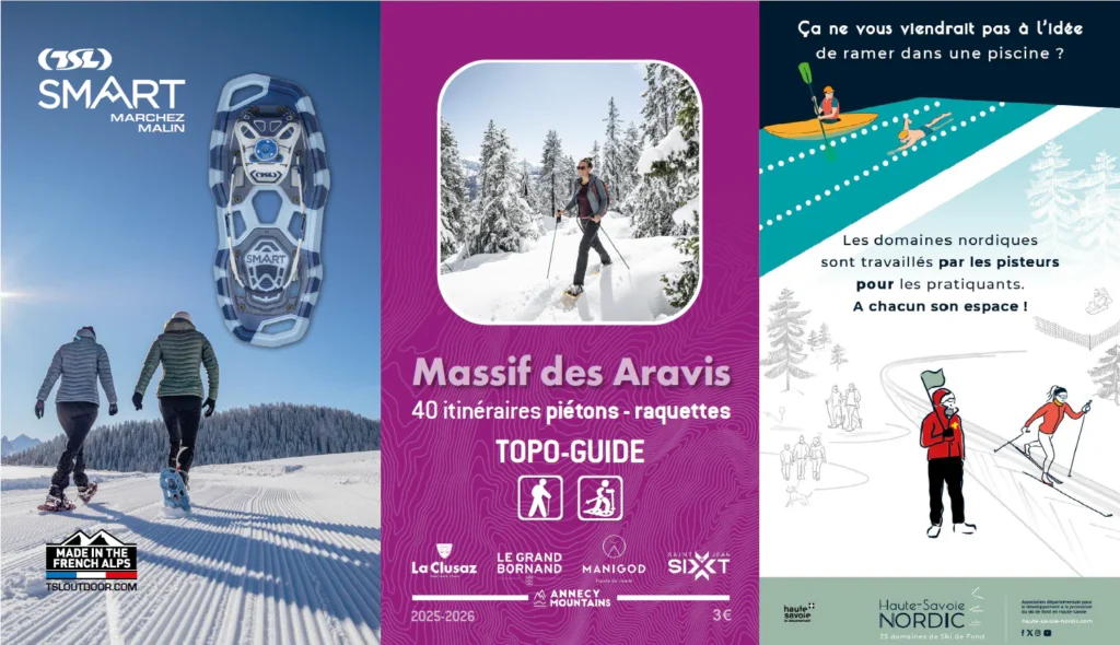 plan des randonnées dans les aravis